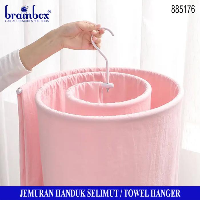 Gambar Jemuran Selimut Handuk Gantungan Selimut Handuk Towel Hanger dari Brainbox Car and Home Kota Batam Tokopedia