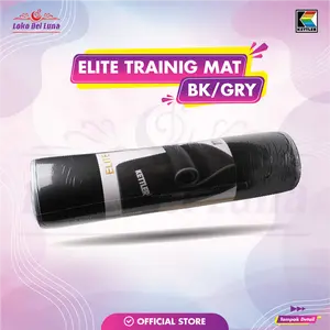 KETTLER Elite Training Mat 10mm | (W/Strap) BK/GRY