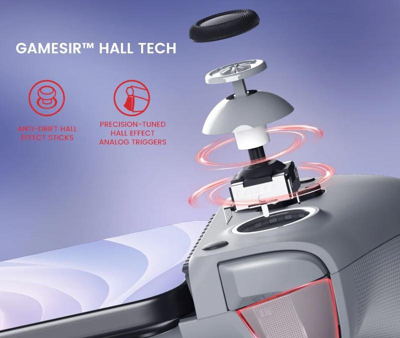 GameSir G8 Galileo Type C Gamepad Hall Effect Mobile Gaming Controller 2