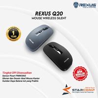 Gambar Rexus Q20 Office Mouse Wireless Silent Q 20 - Black dari Starcomp Solo Kota Surakarta 2 Tokopedia