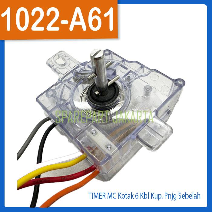 Gambar timer mesin cuci kotak ( 6 kabel, kuping panjang) WTA-1022-A6 dari Sparepart Jakarta Kab. Tangerang Tokopedia