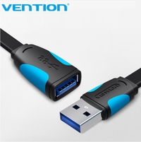 Gambar Vention A13 0.5M Flat Kabel Extention / Perpanjangan USB 3.0 Pure M/ dari Vention Authorized Store Kota Administrasi Jakarta Barat 1 Tokopedia
