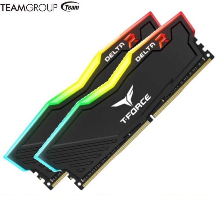 Promo Team T-Force Delta RGB DDR4 32GB (2X16GB) 3600Mhz BLACK