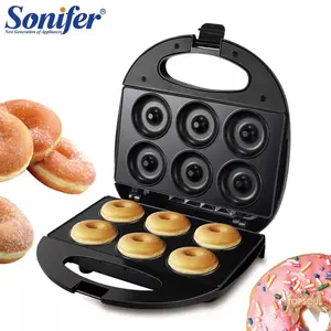 Donut Maker Sonifer SF-6066 Alat Pembuat Donat Elektrik 6 Lubang Cetak