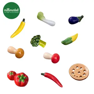 [MILLI] ALAS SUMPIT KERAMIK LUCU / chopstick holder angsa, roti, sayur, buah, tanghulu