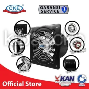 Exhaust Besi 6 Inch Heksos Boster Fan 6 Inchi Plafon - Dinding