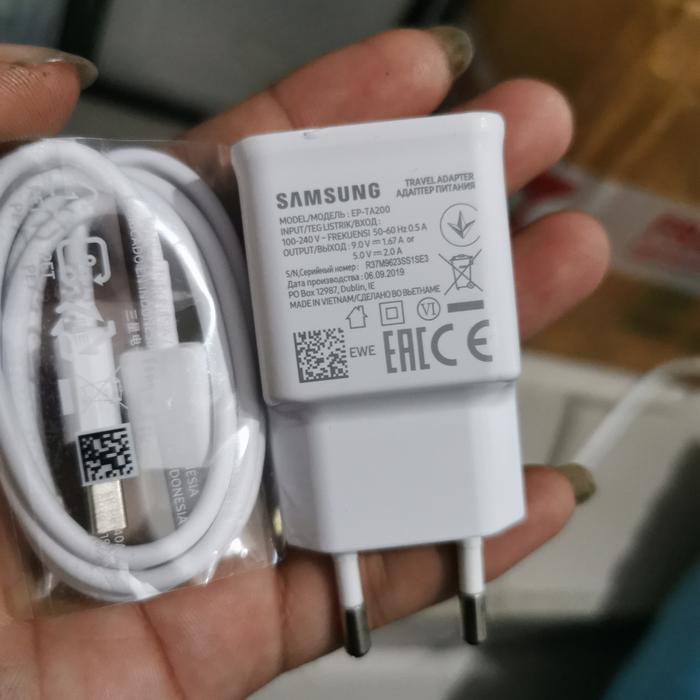 Gambar Charger Samsung Copotan A04 15watt Original 1000% Fast Chargjng dari omjok Kota Administrasi Jakarta Utara Tokopedia