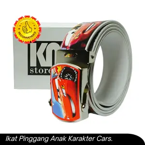 Ikat pinggang anak kekinian dan trendi. Full gambar karakter CARS.