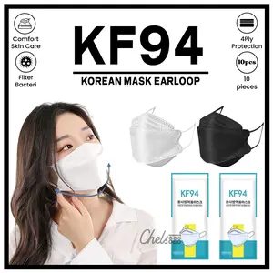 Masker Kf94 Korea Earloop 4 ply isi 10pcs