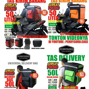 TAS KURIR Tas delivery makanan Bandung 50 LITER BANYAK WARNA