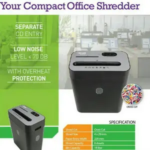 Mesin Penghancur Kertas Secure Maxi 18CC Cross Cut Paper Shredder