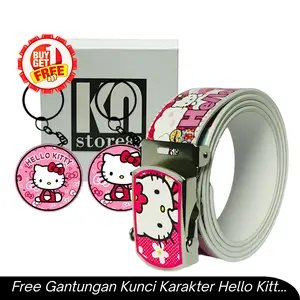 Gesper/Ikat pinggang anak TK/SD gambar karakter HELLO KITTY