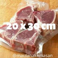 Gambar plastik vakum vacuum bag 20cm x 30cm termurah berkualitas 80mic dari Maulana kemasan Kota Administrasi Jakarta Barat 1 Tokopedia