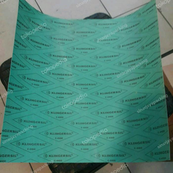 Gambar packing sheet klingersil c 4400. 0,5mm x 20cm x 20cm dari sinarjayapacking Kota Administrasi Jakarta Barat Tokopedia