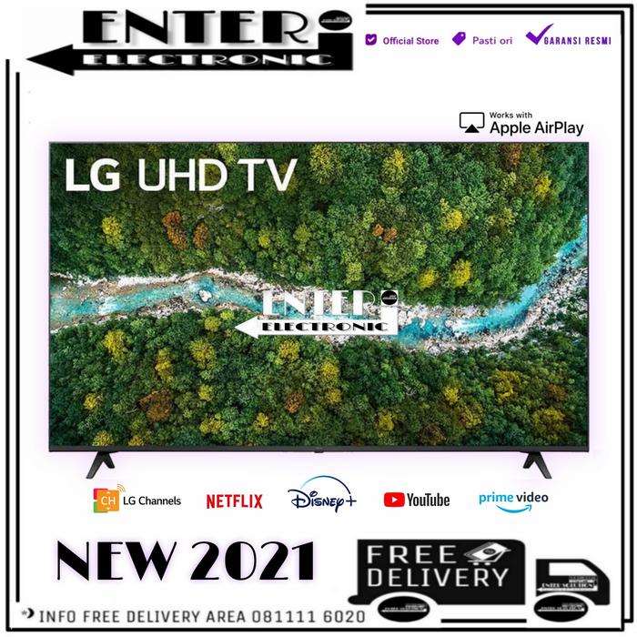 Gambar LG LED 43UP7750 - SMART TV LED 43 INCH UHD 4K HDR THINQ AI 43UP7750PTB dari Enter Electronic Kota Tangerang Selatan Tokopedia
