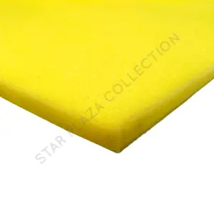Busa Lembaran 25x25x1 cm Royal Foam D.26 (Density 26) Kuning Yellow
