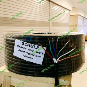(per 1 meter) kabel speaker 8x 1,5 bahan lentur isi 8 serabut tembaga