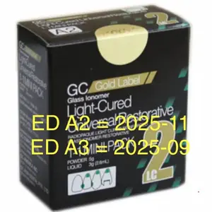 GC Fuji 2 Minipack Light Cured Gold Label | lem behel | lem ortho