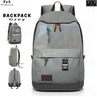 Gambar Tas Ransel Punggung Distro Casual Pria Wanita / Tas Ransel Laptop Backpack Tas Ransel Distro sekolah kuliah Kerja Tas Pria Wanita Backpack Tas Ransel Laptop Original FzA - GRSN - Grey + dari FzA Official Kab. Bekasi 2 Tokopedia