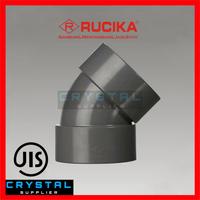 Gambar KNIE 45° POLOS RUCIKA 1 1/4" inch D-45L PVC / ELBOW Knee 45 derajat dari Crystal Supplier Kota Semarang 1 Tokopedia