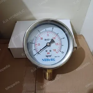 PRESSURE GAUGE 4 INCH 250 BAR STAINLESS