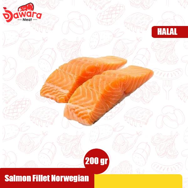 Gambar Ikan Salmon Fillet Norwegian 200gr dari Toko Daging Dharma Jaya Kota Administrasi Jakarta Timur Tokopedia