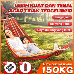Perlengkapan outdoor/Tempat tidur gantung warna-warni