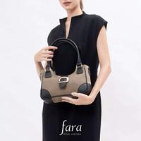 Gambar Tas Pundak Fashion Wanita Kulit + Nylon Voila Fara - Mocca dari Voila Leather Kota Administrasi Jakarta Pusat 3 Tokopedia