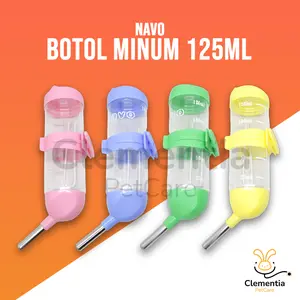 Botol Minum Hamster,Landak Mini,Guinea Pig 125 Ml Merk Navo