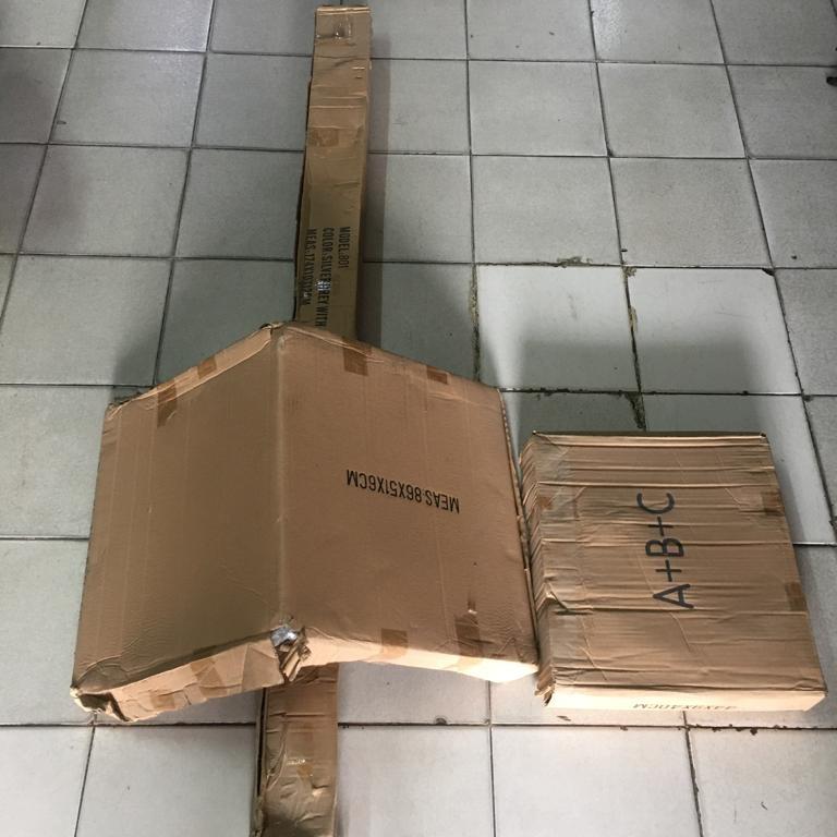 Kursi Tunggu Bandara Import - 2 Seater + 1 Table | NK-2+1D 4