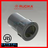 Gambar SOK DRAT DALAM RUCIKA 1 x ½" inch AW PVC / Faucet Socket SDD 1 x 1/2" dari Crystal Supplier Kota Semarang 1 Tokopedia
