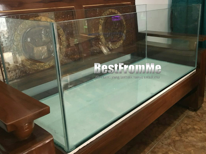 Gambar Aquarium akuarium custom 100x50x50 cm 100 x 50 x 50 8 10 mm aquascape dari Best From Me Kota Bekasi Tokopedia