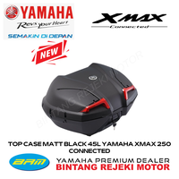 Gambar TOP CASE MATT BLACK 45L YAMAHA XMAX 250 CONNECTED dari Yamaha Bintang Rejeki Motor Kab. Bandung 1 Tokopedia
