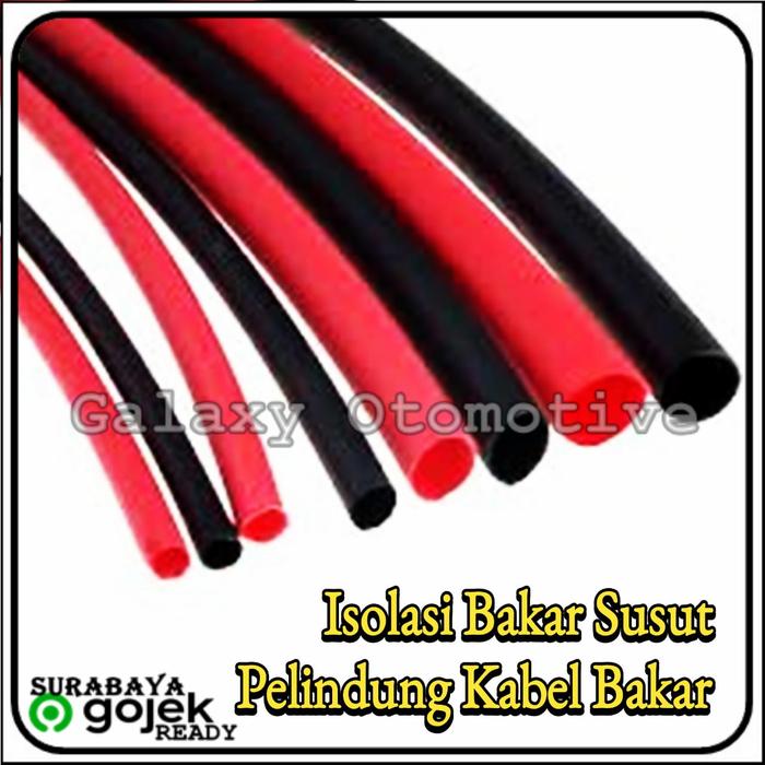 Gambar Isolasi Bakar Susut - 15mm - Selang Bakar Pelindung Kabel dari Galaxy.Otomotive Kota Surabaya Tokopedia