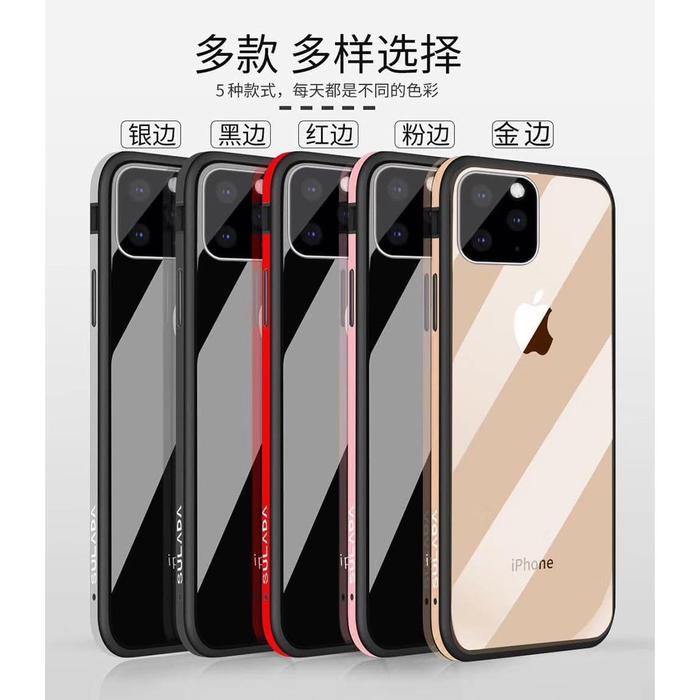 Gambar CASE FOR IPHONE 7 / 8 SULADA METAL FRAME ORIGINAL HARD CASE BENING SILIKON TPU dari Case Thebest Kota Administrasi Jakarta Pusat Tokopedia