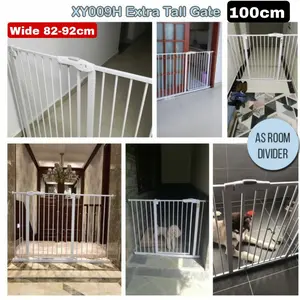 DOG GUARDRAIL XTRA TALL 100CM-PAGAR PEMBATAS PENGAMAN HEWAN PELIHARAAN ANJING