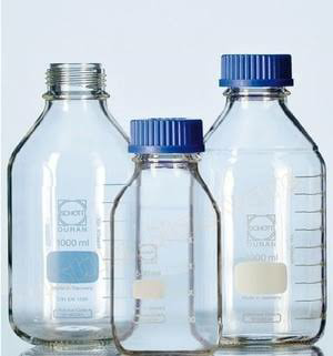 Jual LABORATORY BOTTLE/ BOTOL LAB/ BOTOL SAMPEL, 150 ML, DURAN ...