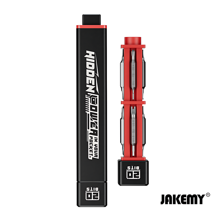 Gambar Jakemy JM-8195 Obeng Aluminum Handle Double Magnetic S2 Steel Bits dari House Sparepart Kab. Tangerang Tokopedia