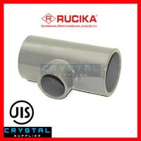 Gambar VERLOP TEE RUCIKA 6 x 4" inch Polos AW PVC / Reducer T / Vlok Te dari Crystal Supplier Kota Semarang 1 Tokopedia