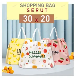 SHOPPING BAG SERUT - 30X20 - KANTONG PLASTIK - PACKAGING - GOODIE BAG
