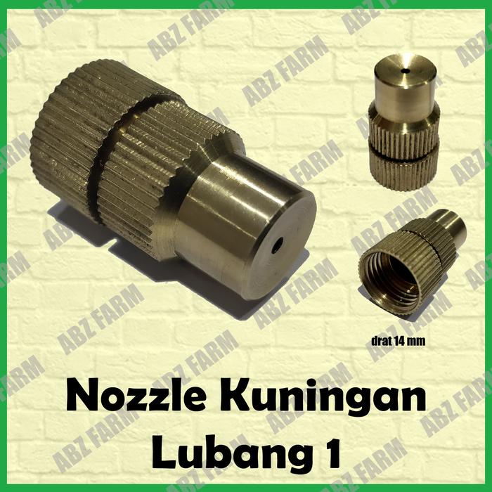 Gambar nozzle / spuyer sprayer elektrik kuningan 1 lubang dari AbZ Farm Kota Administrasi Jakarta Barat Tokopedia