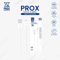 Gambar PROX Kabel Data USB to Lightning Fast Charging 3.0A 1m dari Prox Indonesia Kota Administrasi Jakarta Barat 1 Tokopedia