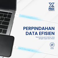 Gambar PROX Kabel Data USB to Lightning Fast Charging 3.0A 1m dari Prox Indonesia Kota Administrasi Jakarta Barat 5 Tokopedia