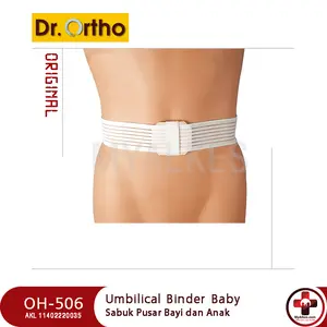 Dr Ortho Penutup Udel Bayi Umbilical Binder OH-506 Sabuk Tali Pusar Nyaman Aman Bahan Lembut Ramah Kulit Mencegah Inspeksi Kantung Hernia