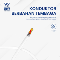 Gambar PROX Kabel Data USB to Lightning Fast Charging 3.0A 1m dari Prox Indonesia Kota Administrasi Jakarta Barat 4 Tokopedia