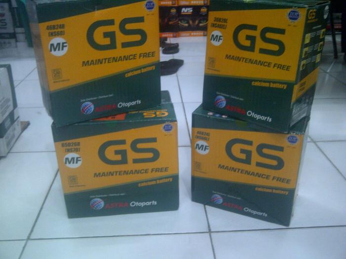 Gambar Aki Mobil GS ASTRA Type GS MF N70 70AH 12 V GSMF N70 " 60444 " dari Jasutra Motor Kab. Bekasi Tokopedia