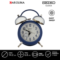 Gambar Jam Beker SEIKO Analog QHK051L Quiet  Sweep Blue Mat Color White Dial  Weker dari Carolina Watch Kota Administrasi Jakarta Barat 1 Tokopedia