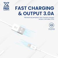 Gambar PROX Kabel Data USB to Lightning Fast Charging 3.0A 1m dari Prox Indonesia Kota Administrasi Jakarta Barat 3 Tokopedia