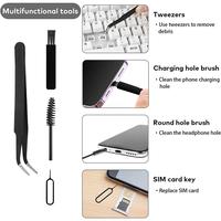 Gambar QUEEN Cleaning Tools Set 18in1 Multi Pembersih Cleaner Earphone HP dari Queen-id Kab. Tangerang 4 Tokopedia