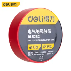 Deli Electical Tape / Isolasi Listrik Warna 0.13mm x 18mm x 10m DL526X
